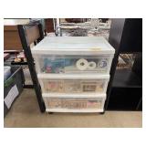 LARGE BIN 3 DRAWER SCRAPBOOKING STAMPS