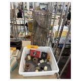LOT OF THIMBLES / COIN SORTER / VACUUM TUBE