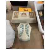 2PC VINTAGE JEWELRY BOXES