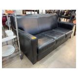 NICE BLACK LEATHER SOFA