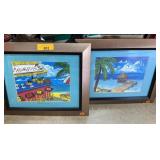 2PC BEACH PRINTS P HOBBES