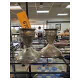 STERLING SILVER WEIGHTED CANDLESTICKS