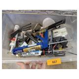 LARGE BIN OF TOOLS