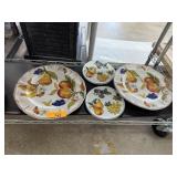 LOT OF SUR LA TABLE FRUTTA DISHES