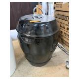 LARGE HEAVY POTTERY GARDEN SEAT