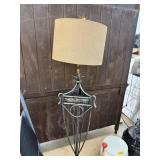 LARGE IRON FLOOR LAMP