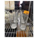 HEAVY QUALITY MONOGRAMMED GLASSES