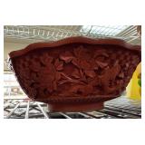VINTAGE CINNABAR CHINESE BOWL
