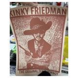 KINKY FRIEDMAN POSTER