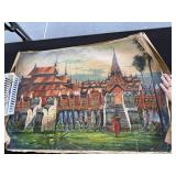 LARGE ORIGINAL OIL ON CANVAS PAINTING