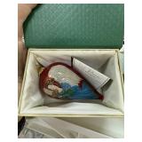 PIER 1 LI BIEN GLASS CHRISTMAS ORNAMENT
