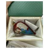 PIER 1 LI BIEN GLASS CHRISTMAS ORNAMENT