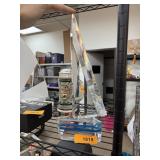 SIGNED LUCITE SAILBOAT SCULPTURE EUGENE BRIGNOLA