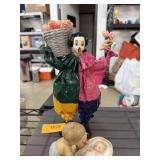 PAPER MACHE CLOWN FIGURE