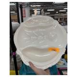 LARGE ITALIAN CERAMIC MEAT CARVING PLATTER