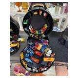 HOT WHEELS CASE W DIECAST CARS