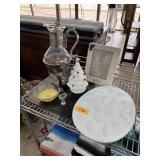 LOT OF MIXED DECOR SILVERPLATE CARAFE