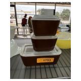 3PC PYREX FRIDGE BOXES