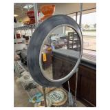 LARGE ROUND WALL MIRROR