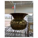 BRASS SPITTOON MADE IN ENGLAND