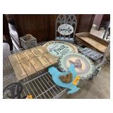 LOT OF MIXED FARMHOUSE DECOR