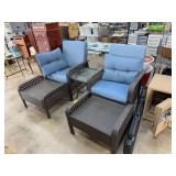 PATIO CHAIRS / OTTOMANS TABLE