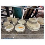 LOT OF HOMER LAUGHLIN DISHES SET VIRGINIA ROSE