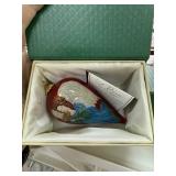PIER 1 LI BIEN GLASS CHRISTMAS ORNAMENT