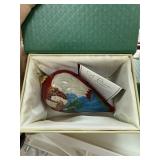 PIER 1 LI BIEN GLASS CHRISTMAS ORNAMENT