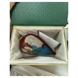 PIER 1 LI BIEN GLASS CHRISTMAS ORNAMENT
