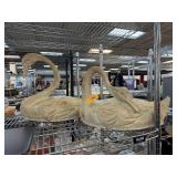 2PC LARGE SWANS HAMILTON COLLECTION
