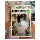 CRAFTS TIFFANI AMBER THIESSEN FLAMINGOES IRON ON
