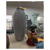 LARGE GLASS BOTTLE W LID / BOTTLE