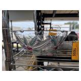 MIKASA CRYSTAL HOLIDAY GLASS BOWL