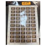 SHEET OF STAMPS UNITED NATIONS