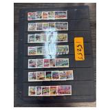 LOT OF GREETINGS FROM STAMPS
