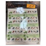 STAMP SHEET 13C CANADIAN INTL PHILATELIC EXPO