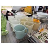 LARGE LOT OF ANCHOR HOCKING FIRE KING COFFEE CUPS
