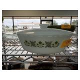 ANCHOR HOCKING MEADOW GREEN CASSEROLE DISH