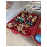 BIN OF NICER CHRISTMAS ORNAMENTS