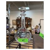 BAYEL CRYSTAL CHABLIS DECANTER W STOPPER
