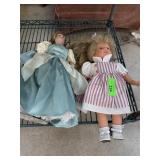 2PC DOLLS PRCELAIN CINDERELLA OTHER