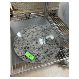 LARGE ROUND MARBLE CUTTING BOARD
