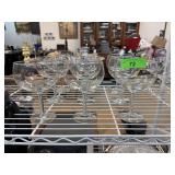 9PC LARGE GOBLET WINE GLASSES