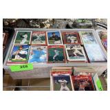 BIN OF MIXED SPORTS CARDS