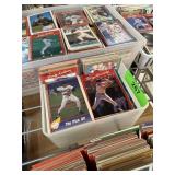 BIN OF MIXED SPORTS CARDS