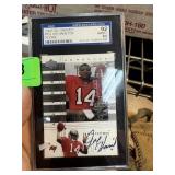 2000 UD JOE HAMILTON GRADED ROOKIE 8.5 FB CARD