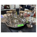 LARGE LOT OF SILVERPLATE