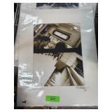 NICK LABARBA SIGNED & MATTED PHOTOGRAPH