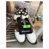 2pc GOLFING SHOES SZ 9.5